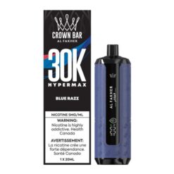 Al Fakher Crown Bar 30k HyperMax - Blue Razz