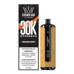 Al Fakher Crown Bar 30k HyperMax - Orange Mint