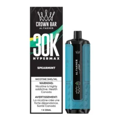 Al Fakher Crown Bar 30k HyperMax - Spear Mint